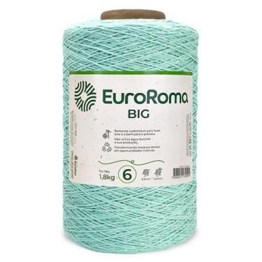 Imagem de Barbante EuroRoma Colorido Big Cone Nº06 1,8Kg, VERDE ÁGUA