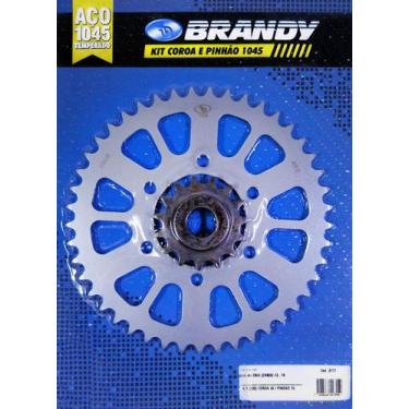 Imagem de Kit Relação Kawasaki Z800 (ZR800) 2013 até 2016 Brandy - Sem Corrente