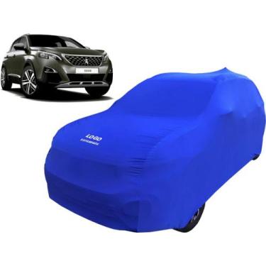 Imagem de Capa Automotiva Peugeot 3008 Tecido Helanca Lycra - Mz, Azul