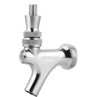 Imagem de Torneira de cerveja atualizada, torneira de cerveja de aço inoxidável 304, bico de barril, torneira de torre de cerveja, torneira de barril de cerveja, torneira de cerveja de rascunho, torneira de