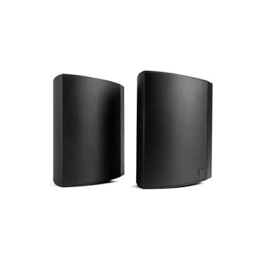 Imagem de Definitive Technology Alto-falante externo Dymension AW-650 (preto, par), suporte de superfície bidirecional, woofer de 16,5 cm, tweeter de 2,5 cm e radiador de graves passivos de 12,5 cm x 25,4 cm