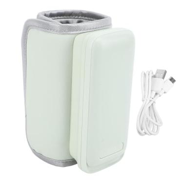 Imagem de Aquecedor de mamadeiras para bebês, Aquecedor de mamadeira de leite de aquecimento rápido, Aquecedor de mamadeira multifuncional portátil com controle de temperatura e luz noturna