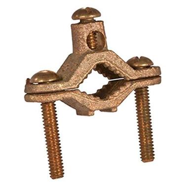 Imagem de Grampo de aterramento Hubbell-Raco 2506 para fios de terra desencapados, tubo de 1/5.1 cm, 3/10.2 cm, 2.5 cm (pacote com 25)