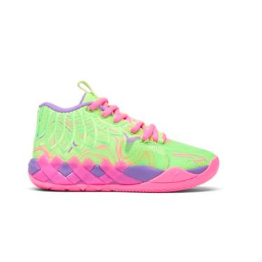 Imagem de PUMA Tênis infantil masculino Mb.01 Inverse Toxic com cadarço casual - roxo, Roxa, 20