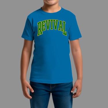 Imagem de Camisetas Infatil Religiosa Casual Estilosa Gola Redonda Revival - Rod