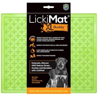 Imagem de LICKIMAT Tapete para Cães X Large Breed Buddy, Alimentador Lento, Reduz Ansiedade e Tédio, Alternativa para Brinquedos de Quebra-Cabeça e Tigelas de Alimentação Lenta