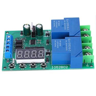 Imagem de Controlador de Motor 30A 12V DC - Interruptor de Controle Reverso Direto Ajustável Com Interruptor de Limite de Atraso e relé - Controlador de Parada de Partida de Motor