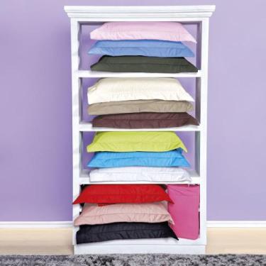 Imagem de Porta Travesseiro 150 fios Bell Uva Vilela Enxovais 1 peça, Roxo