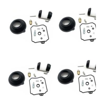 Imagem de Kit de reparo de carburador para configurar diafragma de vácuo e boia compatível com XVZ13A XVZ13AT XVZ1300A XVZ 13A 1300A 13 1300 A (4 conjuntos C)
