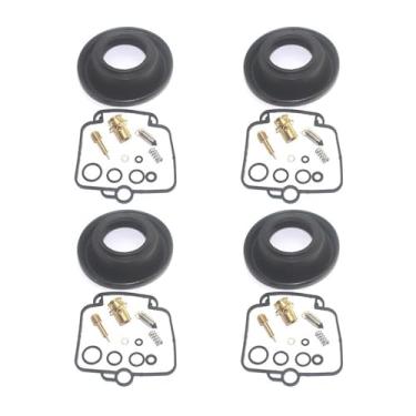 Imagem de 4 conjuntos para GSX-R 750 1990-1991 GSX-R 750W 1992-199 GSXR750 GSXR 750 Kit de reparo de diafragma de carburador de motocicleta (4 conjuntos)
