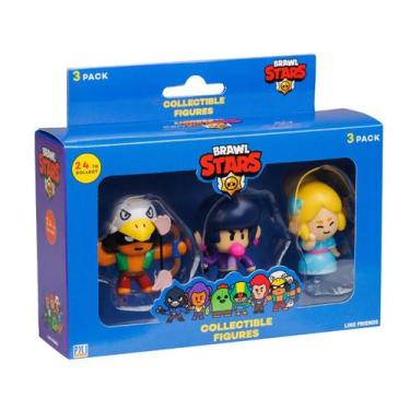 Imagem de Brawl Stars 3 Bonecos De Ação Colecionáveis Sortidos Br2366 - Multikid