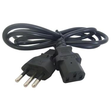 Imagem de Kit Com 20 Cabo De Força Energia Para Computador Pc Monitor Padrão Novo