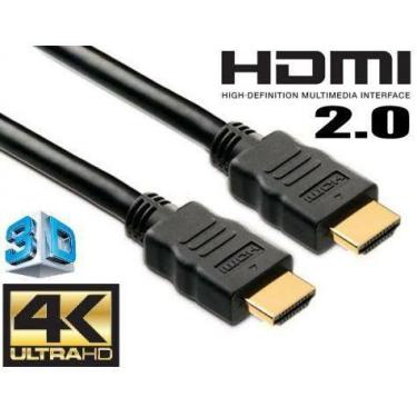 Imagem de Cabo Hdmi Hdtv 3d Ethernet Full Hd 2 Metros Versão 2.0 - OEM