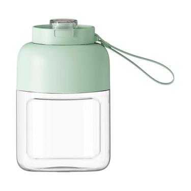 Imagem de WeiLaiKeQi Liquidificador portátil elétrico para sucos e smoothies, 1100 ml, Verde