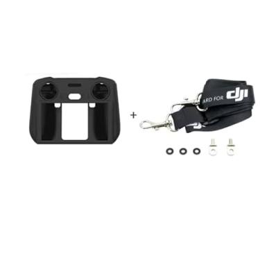 Imagem de Capa de Silicone Premium para DJI RC 2, Proteção Completa, com Cordão e Tela Protetora, Compatível com Flip, Neo, Air 3S e Mini 4 Pro (Black)