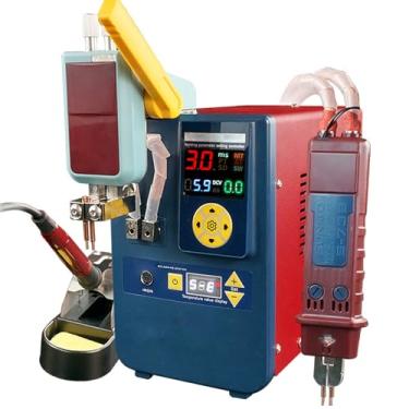 Imagem de Soldador a ponto de bateria de capacitor de 14,5 kW, três modos de soldagem, equipamento de soldagem a ponto portátil de alta potência com pedal, caneta de solda, Adequado para montagem de bateria