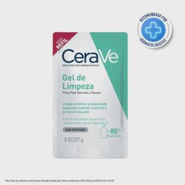 Imagem de Gel de limpeza cerave pele normal A oleosa 227G - refil