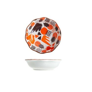 Imagem de Prato de cerâmica criativo de desenho animado, molho caseiro tempero prato de sobremesa - prato de molho de laranja pinho