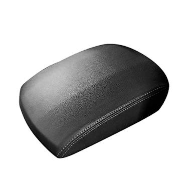 Imagem de A ABIGAIL Capa de apoio de braço para console central compatível com Honda Pilot 2009 2010 2011 2012 2013 2014 2015 Honda Pilot Auto couro substituição da tampa do console (preto)