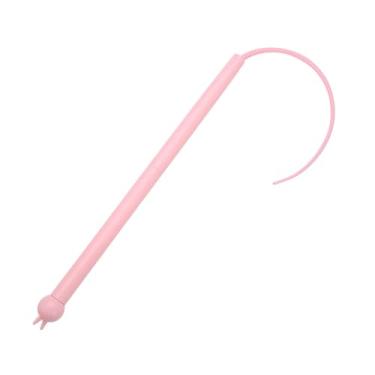 Imagem de IEUDNS Cat Teaser Stick. Brinquedo de gato para gatos internos Pets Supplies. Funny Mouse Tail Kitten Interactive Toy para perseguir exercícios, Rosa