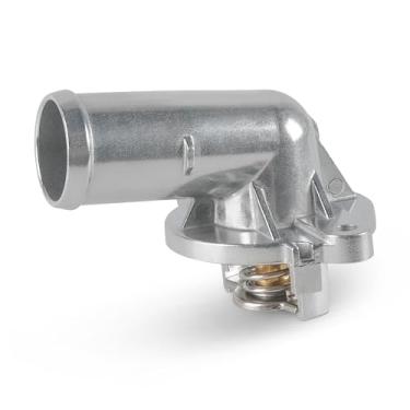 Imagem de WMPHE Substituição da carcaça do termostato de refrigeração do motor de alumínio para 5184977AE 5184977AD 902-3035, compatível com Dodge Charger/Challenger e Chrysler 300 2011-2022