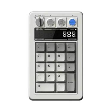 Imagem de Teclado Mecânico Retro Bluetooth 2.4G/USB-C - Hot-Swap - 18 Teclas - C
