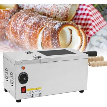 Imagem de Chimney Bread Roll Grill, Máquina de bolo de chaminé de 1500W, Mandata