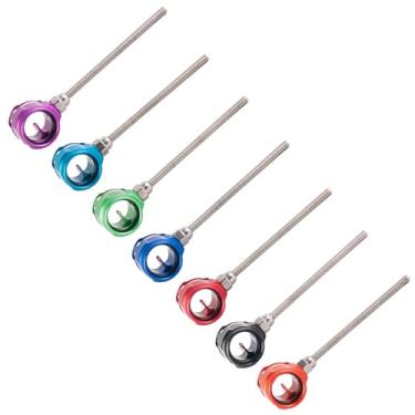 Imagem de Pino de mira de arco de tiro com arco recurvo pino de mira única 0 cm fibra óptica 1 pino mira para caça acessórios de mira de arco (preto)