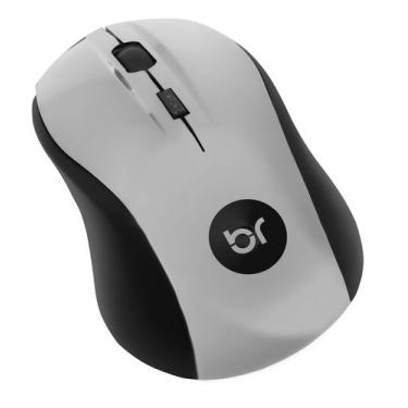 Imagem de Mouse Sem Fio Prata Com Alta Precisão Bright