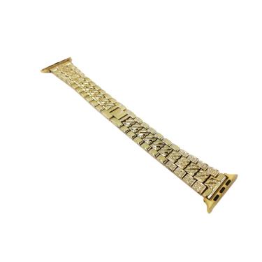 Imagem de Pulseira Relogio Smartwatch Luxo Pedra Strass Smartband Aço