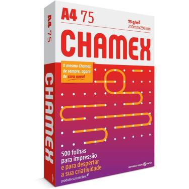 Imagem de Papel Sulfite Chamex A4 (210X297) 75Gr Caixa C/10