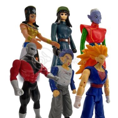 Imagem de Kit 6 Bonecos Dragon Ball Vegetto Jiren Trunks Kaioshin