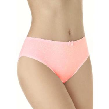 Imagem de Calcinha Sanny 294578 Cintura Alta 100% Algodão, Pêssego, 48