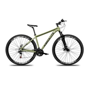 Imagem de Bicicleta Aro 29 Absolute Nero 5 Cabos Internos 27v Freio a Disco Mecânico K7 Suspensão Dianteira (Oliva, 17)