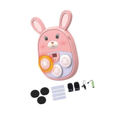 Imagem de Colaxi Máquina de boxe musical para meninas, equipamento de soco, brinquedo esportivo para escritório, Rosa, 32x24x4.35 Cm