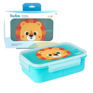 Imagem de Lunchbox Lancheira Com Divisorias Zoo Leao - Buba