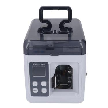 Imagem de Máquina de Encadernação de Notas Totalmente Automática Dinheiro Dinheiro Pacote de Moeda Cintagem Display Lcd Com Múltiplas Funções (Plugue UE 220V)