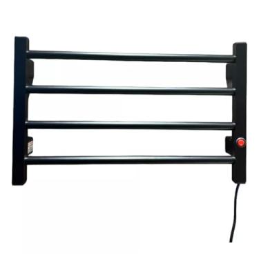 Imagem de Toalheiro Elétrico 4 Barras com Seletor de Voltagem 110/220V (Preto)
