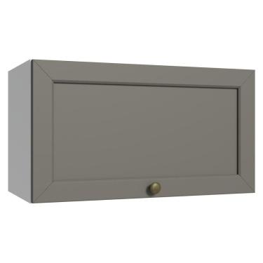 Imagem de Armário Aéreo 60 Cm 1 Porta Basculante Branco/cinza Vik Madesa Branco/cinza