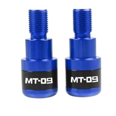 Imagem de Extremidades de manoplas de guidão de motocicleta, tampas de extremidade de manoplas, acessórios deslizantes de peso para MT-09 TRACKER / FJ09 MT09 FZ09 2015-2016