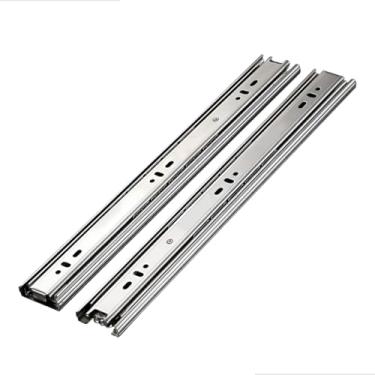 Imagem de 10 Corrediça Telescópica Light 40cm Zincada H35 Trilha Para Gaveta Armário Gavetas 30kg 5 Pares 400mm