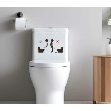 Imagem de Adesivo Para Vaso Sanitário Mira Certa - Lojinha Da Luc Adesivos