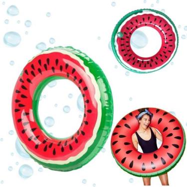 Imagem de Boia Inflavel 90Cm Infantil e Adulto Melancia Snel Home, Único, único