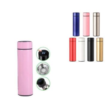 Imagem de Garrafa Térmica com Sensor de Temperatura 500ml Academia Escritório Es