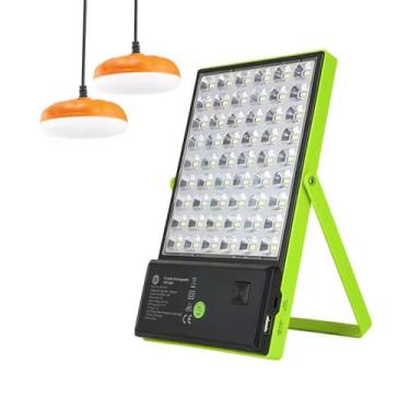 Imagem de Luz de Emergência Com Painel Solar 28W - Dp, Verde