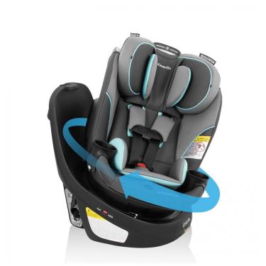 Imagem de Cadeirinha de Carro Giratória Evenflo Revolve360 Slim 2 em 1, Modelo Carver, Nova Tecnologia de Impacto Lateral