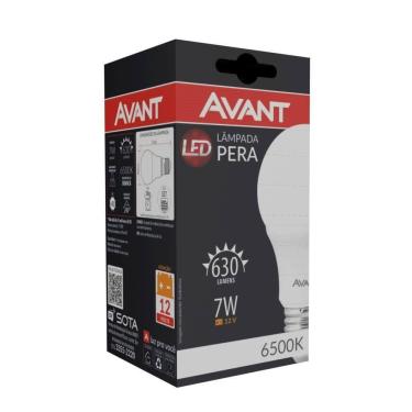 Imagem de Lampada Led Pera Avant 7W 12Volts Branca 630 Lumens