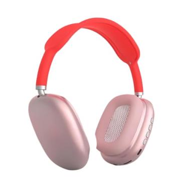 Imagem de Fone de Ouvido Bluetooth com Microfone, Rádio, Entrada para Cartão SD, Rosa