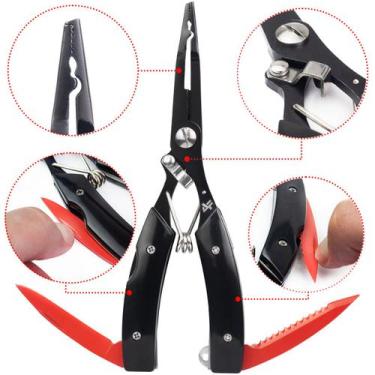 Imagem de Alicate de Pesca INOX Albatroz LYQ-1006 Aço Inoxidável Cortador Tesour