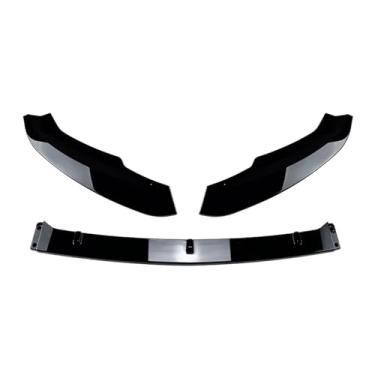 Imagem de Protetor de queixo para para-choque dianteiro compatível com Skoda Superb B8 III 3V3 3V5 2015 2016 2017 2018 2019(Glossy Black)